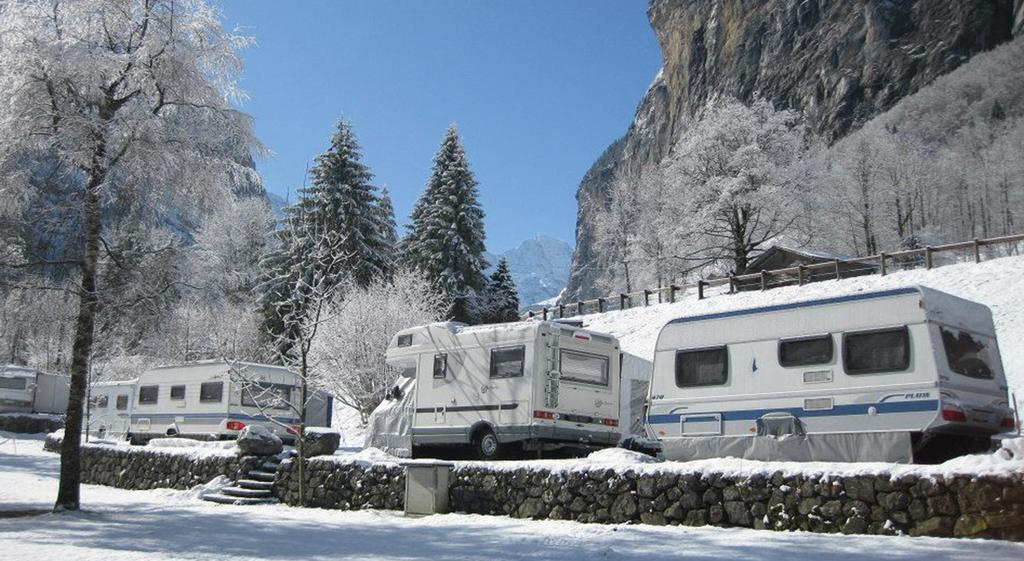 Camping Jungfrau Лаутербрунен Екстериор снимка