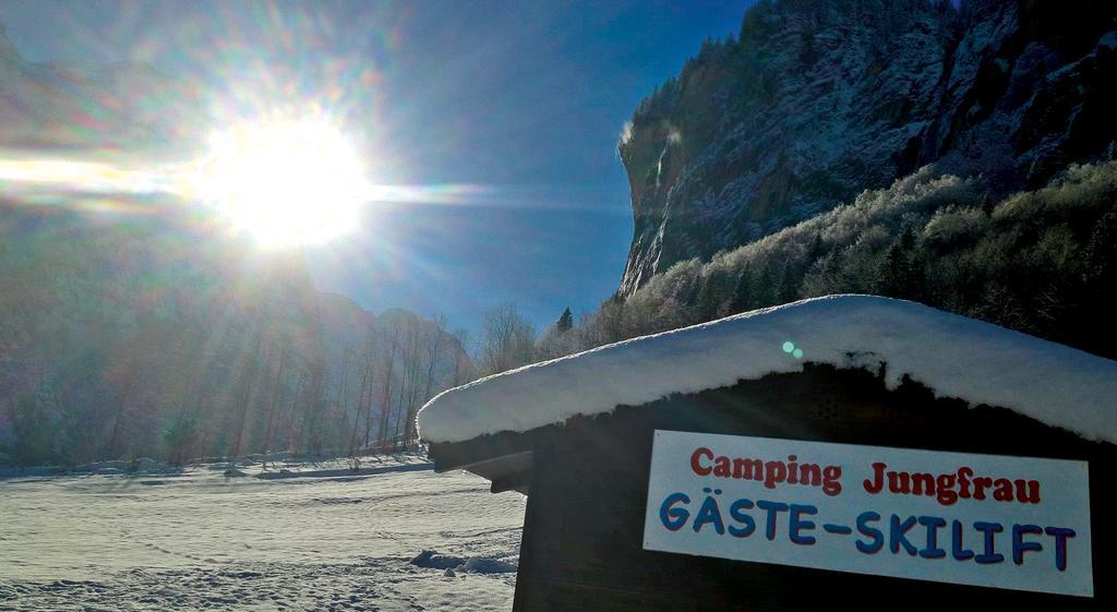 Camping Jungfrau Лаутербрунен Екстериор снимка